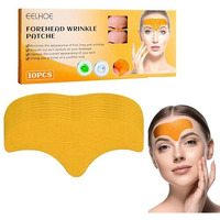 10 Pcs Forehead Wrinkle Patch Anti-Wrinkle Forehead Pads - Smooth Face Mask With Hydrolysed Collagen Face Treatment Multipurpose Anti-Aging Forehead Mask For Men & Women (Pack Of 10)