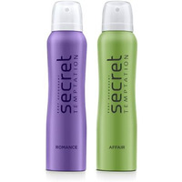 Secret Temptation Affair And Romance Deodorant For Women 150 Ml Each