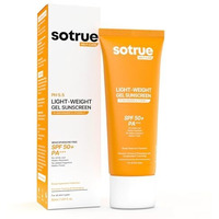 Sotrue Lightweight Gel Sunscreen Spf 50+ Pa+++ For Face | Matte Finish & Water-Resistant | No White Cast, 1% Niacinamide & Vitamin C | Broad Spectrum Uv Protection | Fragrance-Free | All Skin Types | 50Ml