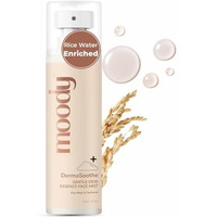 Moody Dermasoothe Brighening Face Mist & Essence Toner With Rice & Ceramides |Strenghten Skin Barrier | For Clear, Glass Korean Skin, Bright & Hydrated Skin | Alcohol-Free Toner |100% Vegan | 110Ml