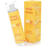 Elvey Essentials Glowing Sunscreen Spf 50+ Pa++++ With Vitamin C, Hyaluronic Acid & Liquorice For All Skin Types | Broad Spectrum, Uva/Uvb & Blue Light Protection | No White Cast, Water Resistant & Non Irritant (50G)
