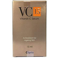 Cipla Vc 15 Vitamin C Serum | Rich In Antioxidants For Ageing Skin | 15Ml