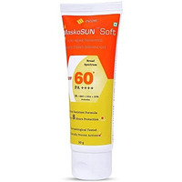 Maskosun | Spf 60 | Anti-Aging Sunscreen | For Sensitive Skin | Broad Spectrum Pa++++ | Matte Finish | 8 Hours Protection Pack Of 50G
