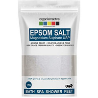 Organix Mantra Epsom Bath Salt Crystal And Bath | For Refreshing Bath Soak, Relieves Aches & Pain - 1Kg