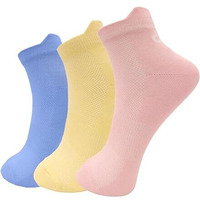 Xjarvis Miami Ankle Socks For Women & Girls  Soft Cotton, Odor-Free, Breathable & Comfortable Everyday Socks  Perfect For Sports, Running & Available Multicolor (Pack Of 3)