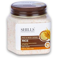 Gnastas Rice Face & Body Scrub For Deep Exfoliation, All Skins, Scrub For Face & Body, Dead Skin Remover Scrub Tan Removal Blackhead Remover Scrub For Women & Girls 1Pc