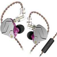 Kz Zsn Pro Hifi In Ear Monitor Earphone Bass Sound Iem Headphones Noise Cancelling Earphone With Mic 0.75Mm 2Pins Detachable Cable For Phone Android Mp3 Mp4 Music