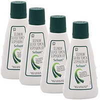 Abbott Selsun Anti Dandruff Shampoo, Clears Away Dandruff Flakes, Relieves From Excessive Oil, Relieves From Dandruff Related Itching (Pack Of 4, 120Ml)