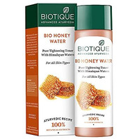 Biotique Honey Water Pore Tightening Brightening Toner With Himalayan Waters |Maintains Ph Balance| Moisturized And Hydrated Skin | |100% Botanical Extracts| Suitable For All Skin Types | 120Ml