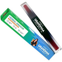 Nidhi's Grandmaa Secret Herbal Sindoor With Rosemary & Curcumin Extracts | Reduces Scalp Itchiness & Irritation | Mercury & Lead-Free | Smudge Proof Dual Liquid Sindoor Red & Maroon | 5Ml