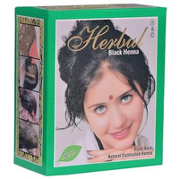 Herbul Black Henna Powder For Hair, 6 Sachets X 10 Gm Each, Natural, Rich Black Color, Ammonia-Free, Nourishes & Strengthens Hair, Long-Lasting, Salon-Quality Finish, Easy To Use Multi-Pack