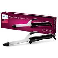 Philips Hair Curler With 16Mm Barrel | Ceramic Coated Barrel For Long-Lasting Bouncy Looking Curls | Fast Heat Up | Bhb862/00, Black