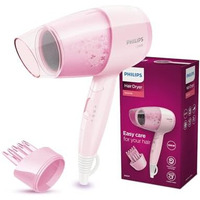 Philips Hair Dryer Bhc017/00 Thermoprotect 1200 Watts With Air Concentrator + Diffuser Attachment - Pink