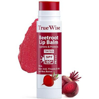 Truewise Tinted Lip Balm With Spf 50 Pa+++ Brightening Beetroot Lip Balm For Dark Lips With Kojic Acid,Vitamin E, Soft, Glossy Lips- Spf Lip Balm For Women 5G