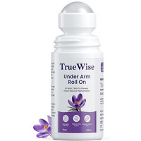 Truewise Underarm Roll On 50Ml | 4% Aha Bha,2% Lactic Acid, 1% Mandelic Acid, 1% Salicylic Acid | Controls Odour & Reduces Pigmentation | 0% Aluminium & 0% Alcohol | Long Lasting Flora Fragrance
