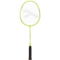 Hundred Aluminium Powertek 200 Jr Badminton Racket With Full Cover (90G, Neon Green)