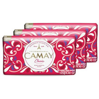 Camay Classic International Beauty Soap With Carnations & Roses (Buy 2 Get 1 Free) Combo Pack Offer, Bar Soap Combo, Daily Skincare, Gives Silky, Soft & Glowing Skin (3 Count, 125G Each)