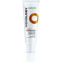 Novology Spf 50 Pa++++ Hydrating Sheer Sunscreen With 4.5% Niacinamide For Dry Skin| No White Cast, Non-Sticky | 50 G