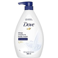 Dove Deeply Nourishing Body Wash, With Exfoliating Beads For Softer, Smoother Skin, 800 Ml (Packaging May Vary)
