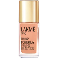 Lakm 9 To 5 Primer + Matte Perfect Cover Liquid Foundation, Full Coverage, Has A Built-In Primer For Poreless, Long Lasting Makeup, Cool Ivory, 25Ml, All Skin Type