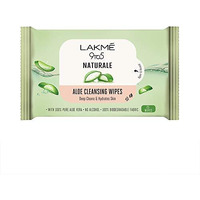 Lakm 9To5 Natural Aloe Cleansing Wipes, 141 G