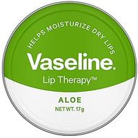 Vaseline Lip Tins Aloe|| 17G | Infused With Aloe Extracts For Lip Hydration & Natural Shine