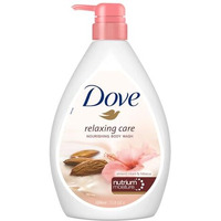 Dove Relaxing Almond Cream Body Wash With Hibiscus For Smooth Skin, Soft & Sweet Scent 1L
