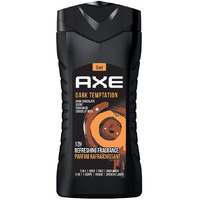 Axe Dark Temptation 3 In 1 Body, Face & Hair Wash For Men, Long-Lasting Refreshing Dark Chocolate Fragrance, Natural Origin Ingredients, Removes Odor & Bacteria, Dermatologically Tested 250Ml