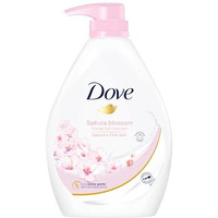 Dove Refreshing Sakura Blossom Body Wash With Himalaya Pink Salt For Replenished Skin, 1L