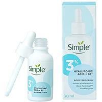 Simple Booster Serum 3% Hyaluronic Acid + Vit B5 30Ml | For Deep Hydration & Instantly Visible Results| For All Skin Types