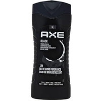 Axe Black 3 In 1 Body, Face & Hair Wash For Men, Long-Lasting Refreshing Frozen Pear Dermatologically Tested, 400Ml