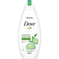 Dove Refreshing Body Wash, With Refreshing Cucumber And Green Tea Scent, For All Skin Type, Smoother Skin, 250 Ml