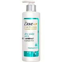 Dove Hair Therapy Dry Scalp Care Moisturizing Conditioner, Sulphate Free, No Parabens & Dyes, With Niacinamide, 380 Ml