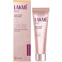 Lakm Cc Cream With Spf30 Pa++ - Caramel |Enriched With 3% Niacinamide | Conceals Dark Spots| Brightens Skin |Lightweight Moisturizer + Foundation 30G