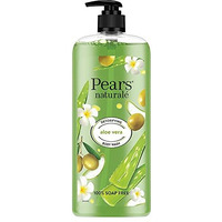 Pears Naturale Detoxifying Aloevera Bodywash, With Olive Oil & Aloe Vera, Paraben Free, Soap Free, Eco Friendly, Dermatologically Tested, 750 Ml