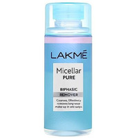 Lakm Biphasic Micellar Face Cleansing Water 100Ml | Removes Waterproof Makeup | Oil And Water Formula
