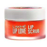 Lakm Exfoliating Lip Scrub With Hyaluronic Acid For Soft, Smooth Lips | Lip Love Lip Scrub, 15Gm