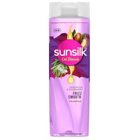 Sunsilk Argan Oil & Rosemary Frizz Smooth Oil Blends Shampoo | For Frizzy Hair | With No Added Parabens | 370 Ml