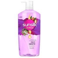 Sunsilk Argan Oil & Rosemary Frizz Smooth Oil Blends Shampoo | For Frizzy Hair | With No Added Parabens | 700 Ml