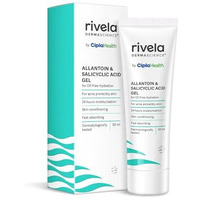 Rivela Dermascience 24 Hours Oil Free Gel Moisturizer By Cipla | Lightweight, Skin Conditioning Properties | Allantoin And Salicylic Acid | For Acne Prone/Dry Skin | 50 Ml | Pack Of 1