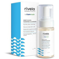 Rivela Dermascience Deep Clean Foaming Facial Cleanser By Cipla | Removes Dead Skin Cells | Makes Skin Supple And Smooth | For Normal To Oily Skin | 100 Ml