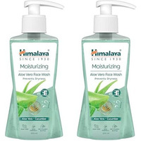 Himalaya Moisturizing Aloe Vera Face Wash 200Ml (Pack Of 2)