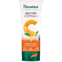 Himalaya Brightening Vitamin C Orange Face Wash | Brightening Face Cleanser | Remove Dull Skin | 50Ml