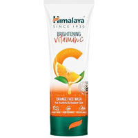 Himalaya Brightening Vitamin C Orange Face Wash | Brightening Face Cleanser | Remove Dull Skin | 100Ml