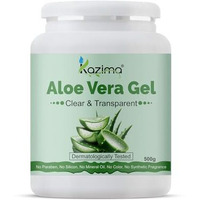 Kazima Pure Aloe Vera Gel For Skin And Hair, 500Gm | Hydrates, Moisturizes & Soothes Irritated Skin | Pure & Natural Aloe Vera Gel For Face, Acne, Scars, Dark Circles & Sunburn