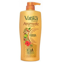 Dabur Vatika Ayurvedic Shampoo - 640Ml | Damage Therapy | With Power Of 10 Ingredients For Solving 10 Hair Problems| No Parabens | For All Hair Types