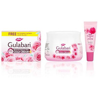 Dabur Gulabari Moisturizing Cold Cream 100Gm + Gualabari Lip Balm 8Gm | With Goodness Of Natural Rose Oil & Vitamin E | Intense Hydration And Deep Moisturization | For Smooth & Soft Skin | All Skin Types