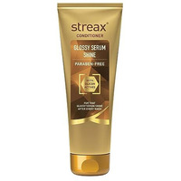 Streax Glossy Serum Shine Unscented Hair Conditioner For Women & Men| For Dull & Dry Hair| With Silicon Actives For Shiny Hair And Frizz Control| Paraben Free - 240Ml,1 Count