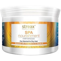 Streax Professional Spa Nourishment Hair Masque For Women|Normal To Dry Hair|Enriched With Honey&Vitamin E|Conditions,Softens&Detangles Hair|Reveals Softer,Smoother&Shinier Hair,200 G,1 Count
