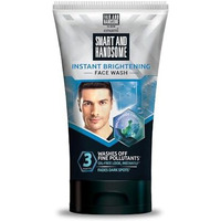 Smart And Handsome Instant Radiance Face Wash | Pro-Peptide | Instant Radiance| Washes Of Fine Pollutants | Cooling Freshness | 100G